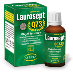 Laurosept Q73 Olejek laurowy Krople, 30 ml