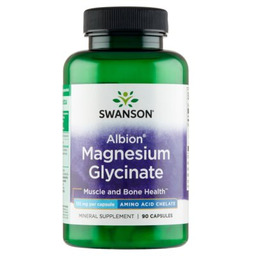 SWANSON Magnez Albion Magnesium Glycinate (90 kapsułek)