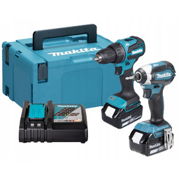 Zestaw Makita DLX2535TJ Wkrętarka DDF490 Zakrętarka DTD153 18V