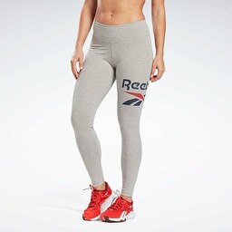 Reebok Damskie legginsy bawełniane z logo tożsamości