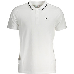 MĘSKA BIAŁA KOSZULKA POLO Z KRÓTKIM RĘKAWEM FILA