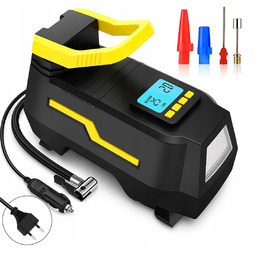 Kompresor Samochodowy 12V/230V 10,5 Bar Pompka Elektryczna Led