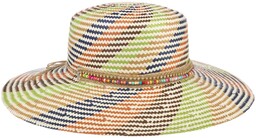 Jalaja Colour Straw Hat by Lipodo, kolorowy, One