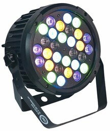 LIGHT4ME Reflektor Black Par 30x3W RGBA-UV LED
