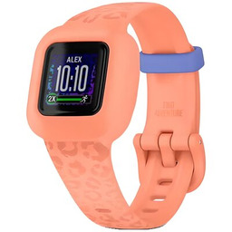 GARMIN Smartband Vivofit Junior 3 Leopard Pomarańczowy