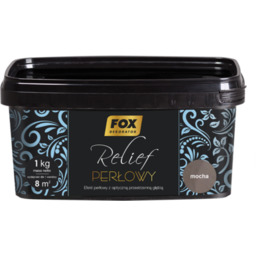 Masa cienkowarstwowa RELIEF PERŁOWY Mocha 1 kg