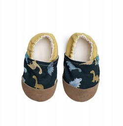 Kapcie Barefoot Titot Yellow Dino 25