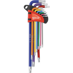 Yato ZESTAW KLUCZY TORX TR T10-T50 9SZT.