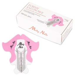 Szablony formy do przedłużania paznokci Molly Nails transparentny