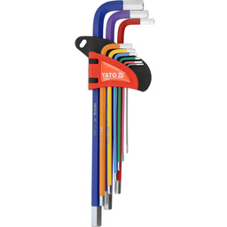 Yato ZESTAW KLUCZY IMBUSOWYCH 1,5-10MM, 9SZT.