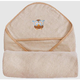 Babymatex Okrycie kąpielowe niemowlęce 100x100 Maxi 15 beżowe