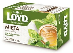 Loyd Tea Mięta Ex20 herbata ekspresowa ziołowa