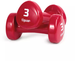 Hantle winylowe 2 x 3 kg tiguar (malina)