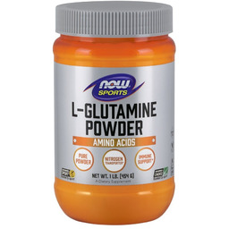 NOW Foods - L-Glutamina, 5000mg, Proszek, 454g