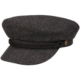 Czapka Żeglarska Fiddler Shadow Plaid by Brixton, antracytowo-szary,