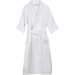 Superior 100% bawełniany szlafrok waflowy z podszewką