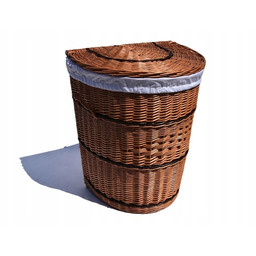 Kosz wiklinowy na Pranie Bieliznę pojemnik wkład