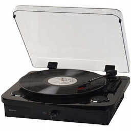 Gramofon wbudowanymi głośnikami Bluetooth Usb i gniazdem Sd