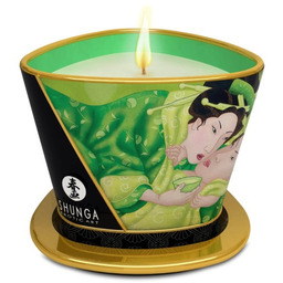 Shunga Świeca do Masażu Zielona Herbata 170ml -