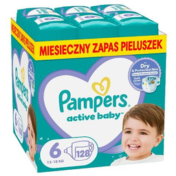 Pampers Active Baby rozmiar 6, 128 pieluszek
