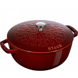 Staub Garnek żeliwny Okrągły Lilia 5l Grenadynowy Special