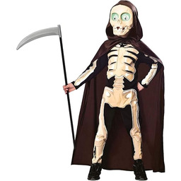 amscan Kostium dziecięcy Pumpkin Reaper wiek 7-8 lat