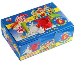 Farby plakatowe 6 kolorów 20 ml Flamingo 299122
