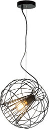 Zuma Line P17212 MARL lampa wisząca czarny 1xE27