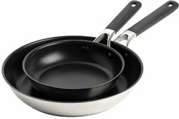 KitchenAid Patelnie z powłoką zestaw 20+28 cm Classic