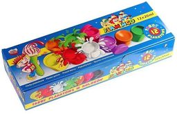 Farby plakatowe 12 kolorów 20 ml Flamingo 299125