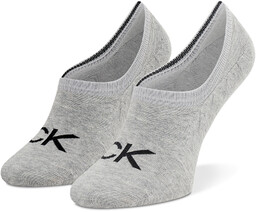 Skarpety stopki damskie Calvin Klein 701218773 Szary