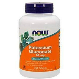 Suplement diety, Potassium Gluconate - Glukonian Potasu (250