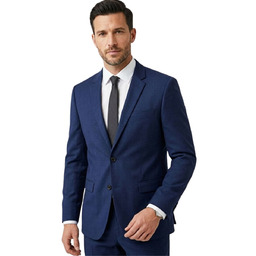 Marynarka męska Calvin Klein Tirrell wełniana niebieska-XS