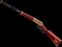 REPLIKA STRZELBY WINCHESTER Z GŁOWĄ BIZONA (K1063-L)