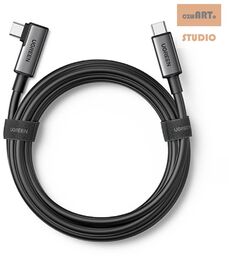 Ugreen kabel US551 kątowy USB-C-USB-C PD 60W 3A