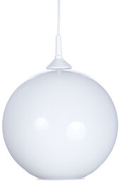 Klosz 4054 kula biała szklana Modern śr. 25