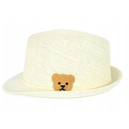 Kapelusz Słomkowy Dla Dziecka Chłopca Trilby Plażowy