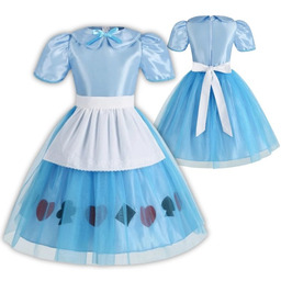 Strój Przebranie Sukienka Alicja W Krainie Czarów Karnawał