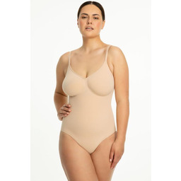Body damskie wyszczuplające bezszwowe cieliste 421 Seamless Body