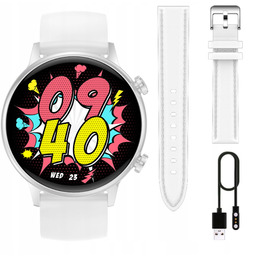 Smartwatch Manta Alexa Mini Biały pasek