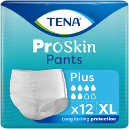 TENA Proskin Pants Plus XL majtki chłonne, 12