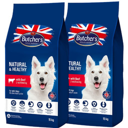 BUTCHER''S Natural&Healthy sucha karma z wołowiną dla psa