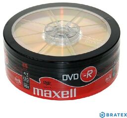 Maxell plyta DVD-R 4,7 16x szpindel 25