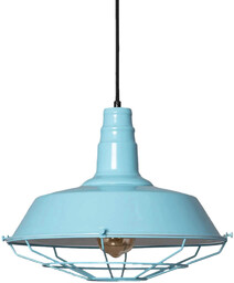Skracana lampa wisząca Retro ABR-RRP-B-E27 Abruzzo metal błękitny