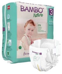 BAMBO Nature 3 (M 4-8kg) Pieluszki, 28 szt.