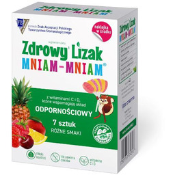 Zdrowy Lizak MNIAM-MNIAM Odpornościowy, 7szt