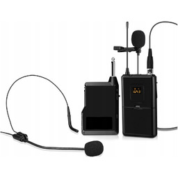 MIKROFON BEZPRZEWODOWY NAGŁOWNY MIC-UHF-SET MIKROPORT NADAJNIK ODBIORNIK