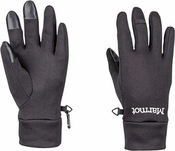 Marmot Damskie rękawiczki Power Stretch Connect, czarne, XL