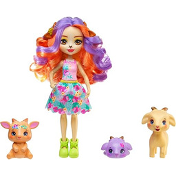 Enchantimals Słoneczna Plaża Rodzina kózek Zestaw dla dzieci