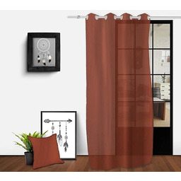 Soleil d''Ocre Zaslony oraz Draperie, Bawelna, Pomaranczowy, 140